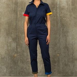 Color block jumpsuit
